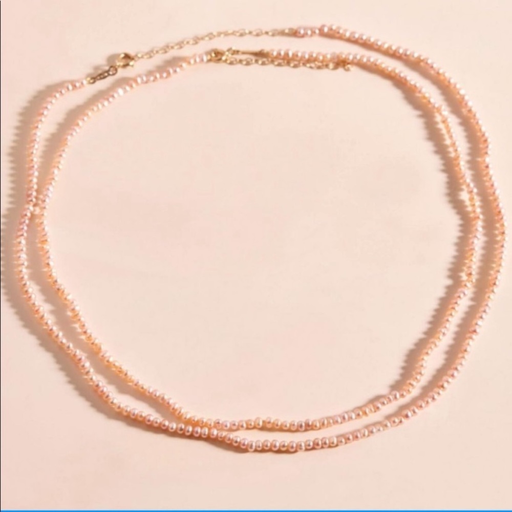 Catbird Sold Out Rare Limited Edition Ghost Pink Pearl Collar Necklace